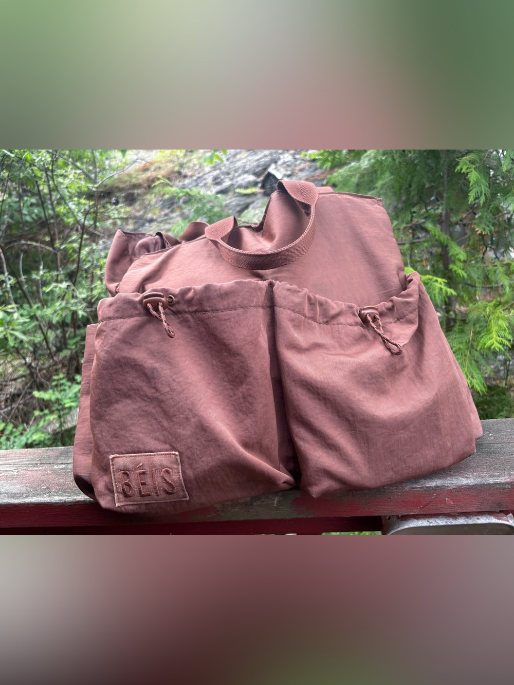 BÉIS The Sport Carryall Tote brown